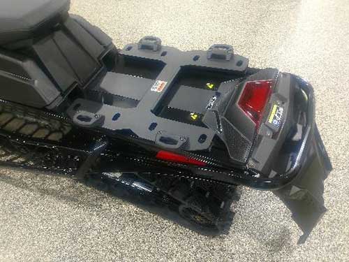 snowmobile linq adapter mounted on polaris sled