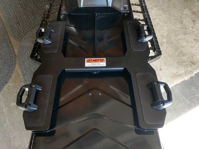 polaris snowmobile linq adapter system on sled