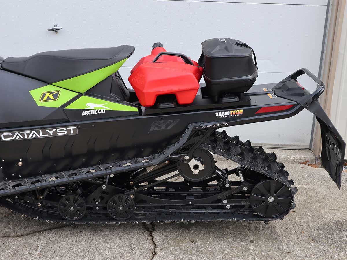 LMP-2 CAT installed on an Arctic Cat Snowmobile.