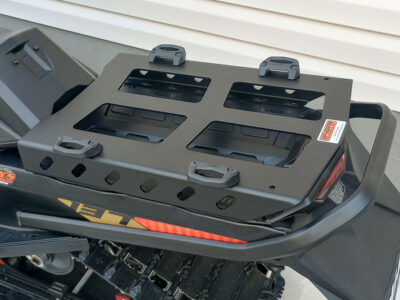 snowmobile accessories, powersport vehicle accessories, cargo rack, combo rack