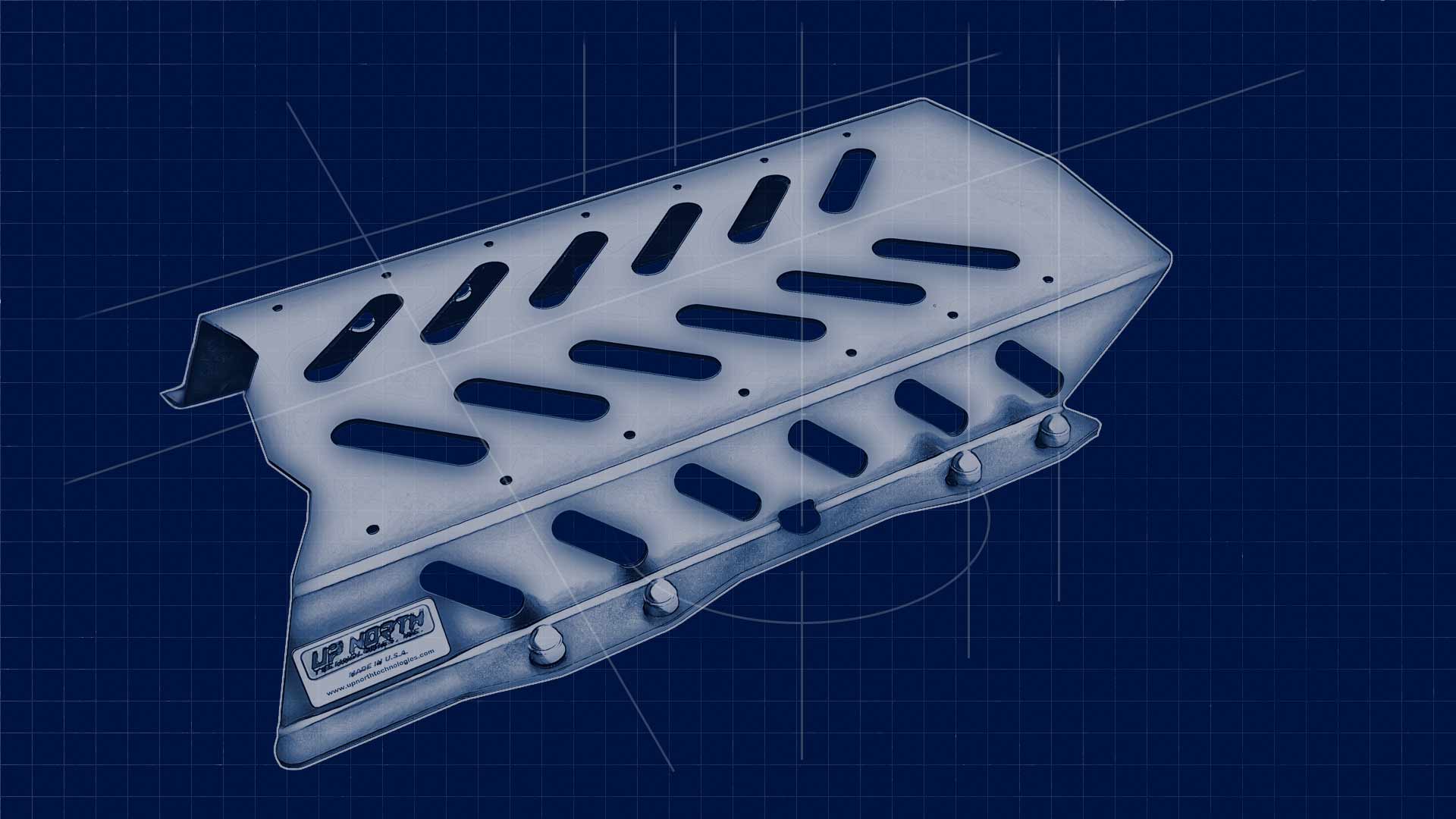 137x Pro Series Cargo Rack Snowmobile Attachment